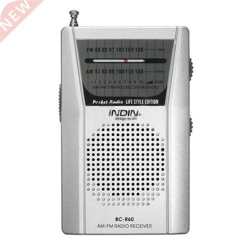 Pocket Telescopic Antenna Mini AM/FM 2-Band Radio World Rece