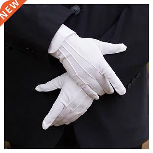 New White Formal Gloves Tactical Gloves Tuxedo Honor Guard P
