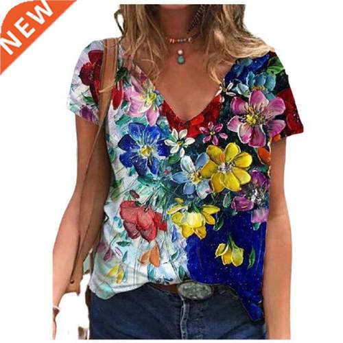 Women T Shirts T Shirt plus size fat Loose lies Large