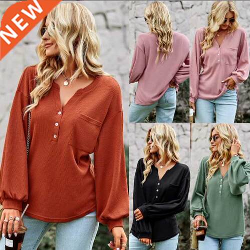 Knit loose tops 2022 Autumn women solid color T-shirt long