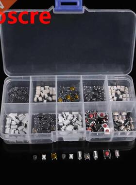 250Pcs 10 Types Tactile Push Button Touch Switch Remote Keys