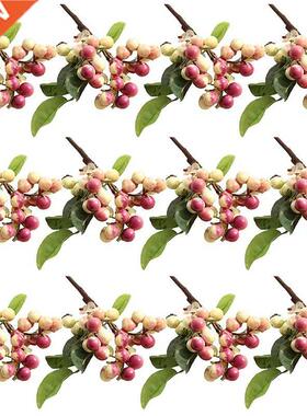12Pcs Artificial Berry Bouquet ,Simulation Flower