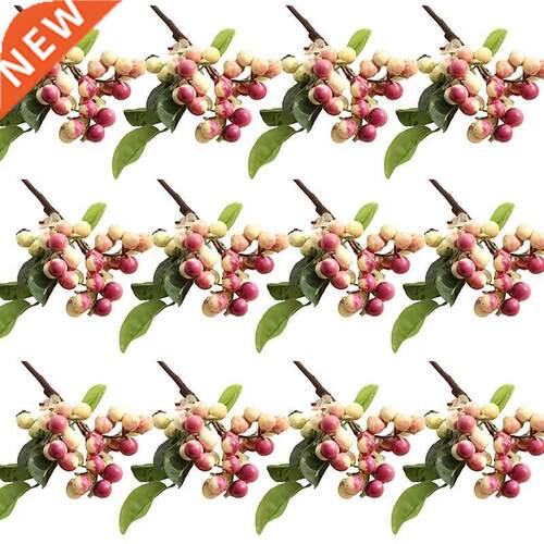 12Pcs Artificial Berry Bouquet ,Simulation Flower