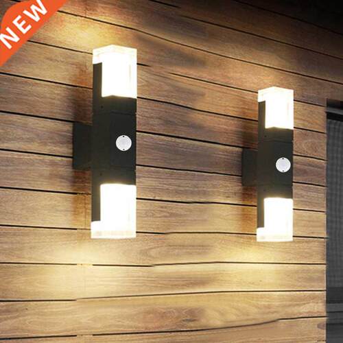 20W PIR Motion Sensor Acrylic Waterproof LED Wall Lamp Outdo
