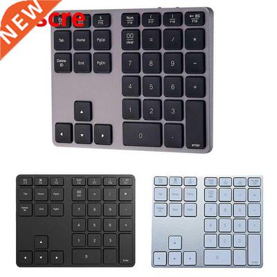 Aluminum Alloy Bluetooth Wireless Numeric Keypad 35 Keys Dig
