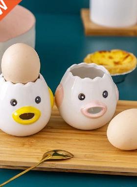 Egg Whte Separator Cute Chcken Ceramc Egg Yolk Proten