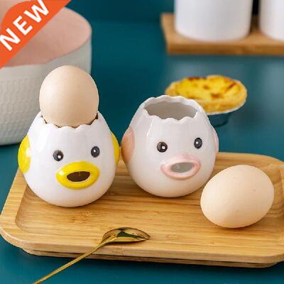 Egg Whte Separator Cute Chcken Ceramc Egg Yolk Proten