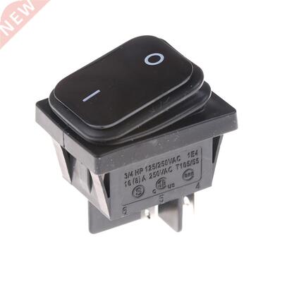 8x28.5x0.5mm DPST 4PIN ON/OFF Boat Rocker Switch 16A 250V