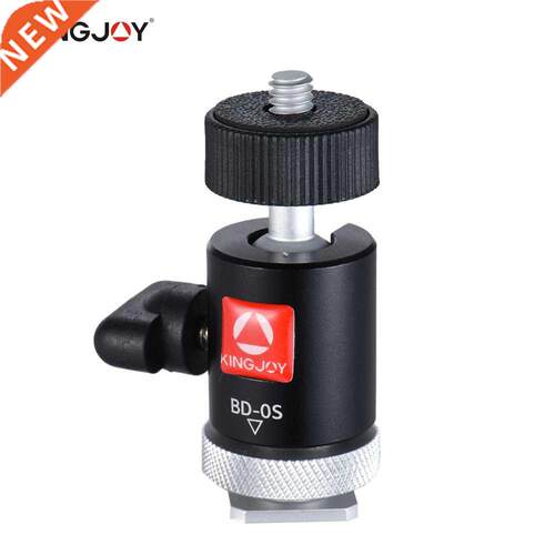 Kingjoy BD 0S Mini Ball Head Mount with Hot Shoe Adapter fo