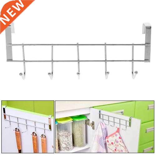 Hooks Shelf Over Door Clothng Hanger Rack Cabnet Door Loop