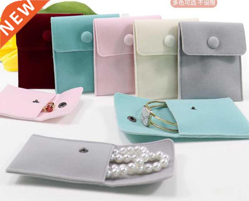 Jewellery Pouch Packaging Bag Soft Velvet Gift Bracelet Neck