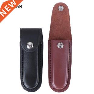Fold Knife Tool Flashlight Belt Loop Case Holder Leather