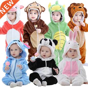 Baby Cartoon Romper Newborn Infant Clothing Boy Girl Pajamas