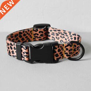 leopard Color Pet Accessories Samoyed Designer Dog Collars
