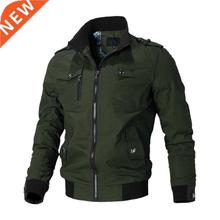 Bomber Jacket Men Fashion Casual Windbreaker Jacket Coat Men