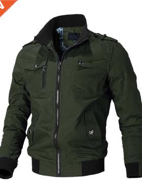 Bomber Jacket Men Fashion Casual Windbreaker Jacket Coat Men