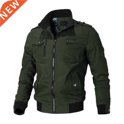 Bomber Jacket Men Fashion Casual Windbreaker Jacket Coat Men