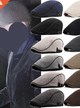 Men Berets Sreet Newsboy Hat Spring Autumn Winter Retro Brit