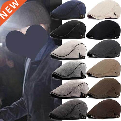 Men Berets Sreet Newsboy Hat Spring Autumn Winter Retro Brit