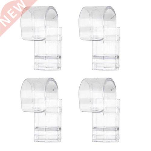 Transparent Toothpaste Rack Hanging Hook 4PCS Toilet Towel