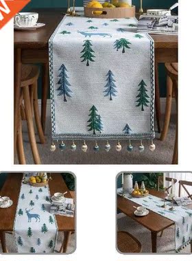 7 Sizes Useful Anti-slip Printed Table Linen Jacquard