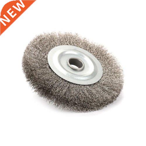 1x Crimped Stainless Steel Wire Wheel Polishing Brush Rust R