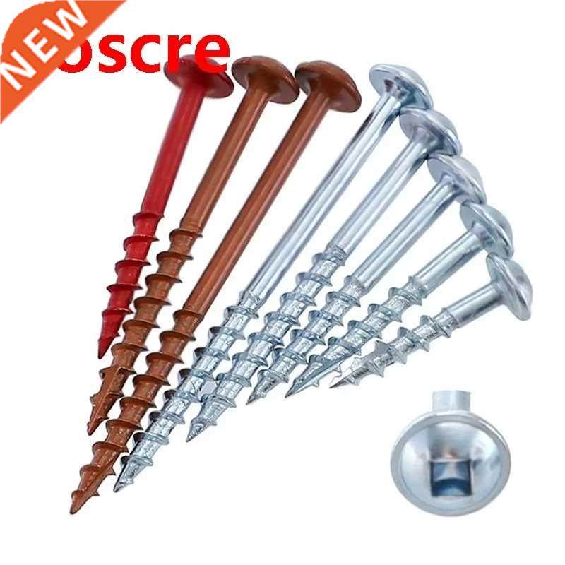 100Pcs 25-6mm SQ2 Pocket Hole Screw Coarse Thread Woodworki