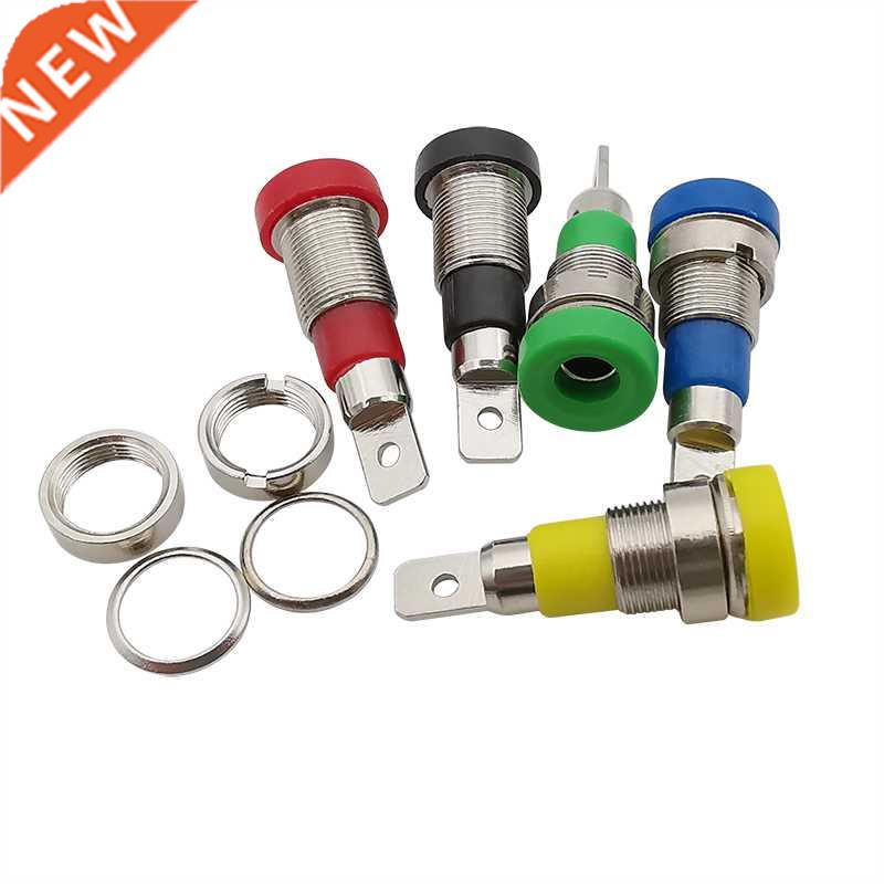 5/10Pcs 4mm Bnn Femle Jck Socket Pnel Mount Binding Po
