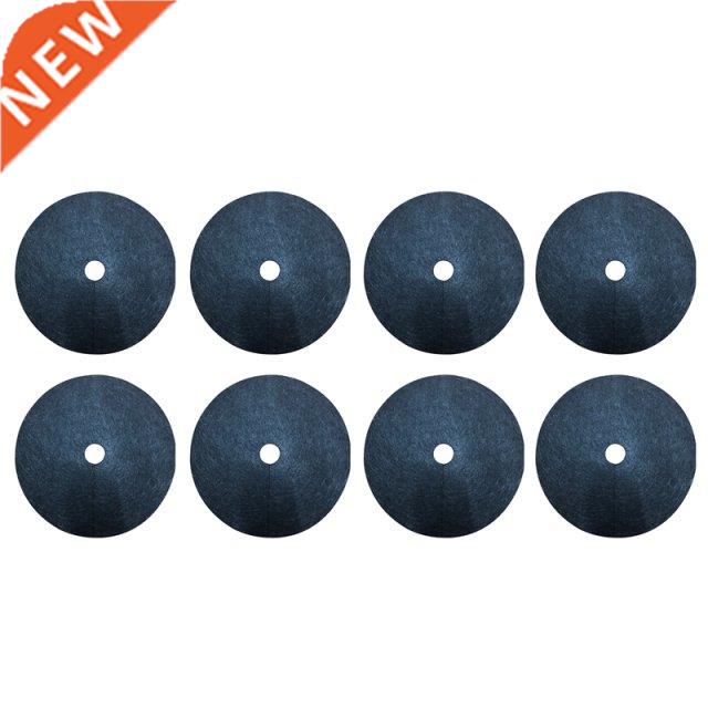 8PCS Tree Protection Weed Mats Non-Woven Tree Mulch Ring Wee