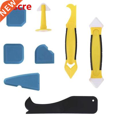 cutter Hand Tools 8PCS Plastic Silicon Sealant Scraper Hand