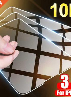 3PCS Full ver Tempered Glass On the For iPhone 11 12 13 Pro