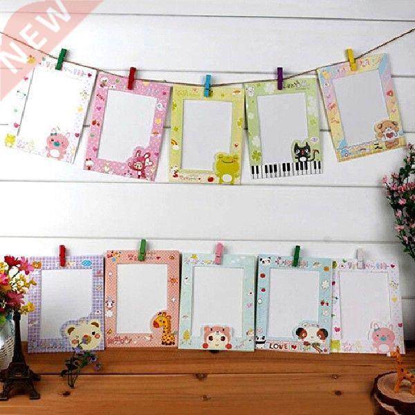 9Pcs 6 Inch Paper Photo Frames DIY Wall Hanging Photo Frame