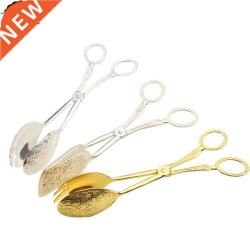 Home Gold-plated Salad Cake Clip Multifunction Vintage Food