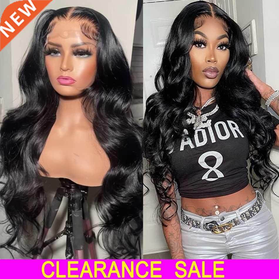 13X6 HD Transparent Lace Front Human Hair Wigs For Women Bra