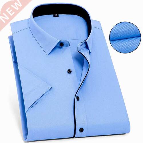 Large Size 14XL 150KG 160KG Men Big Shirt short Sleeve summe