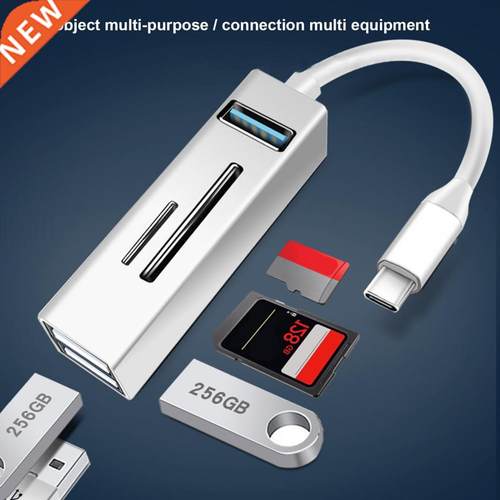Universal Multifunction5 in 1 Portable USB Type-C TF/SD-Car