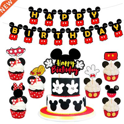 Mickey Minnie Mouse Theme Children's Birthday Party Decorat