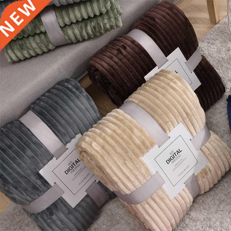 Fleece Plaid on The Sofa Soft Adult Cover Throw Blankets Win