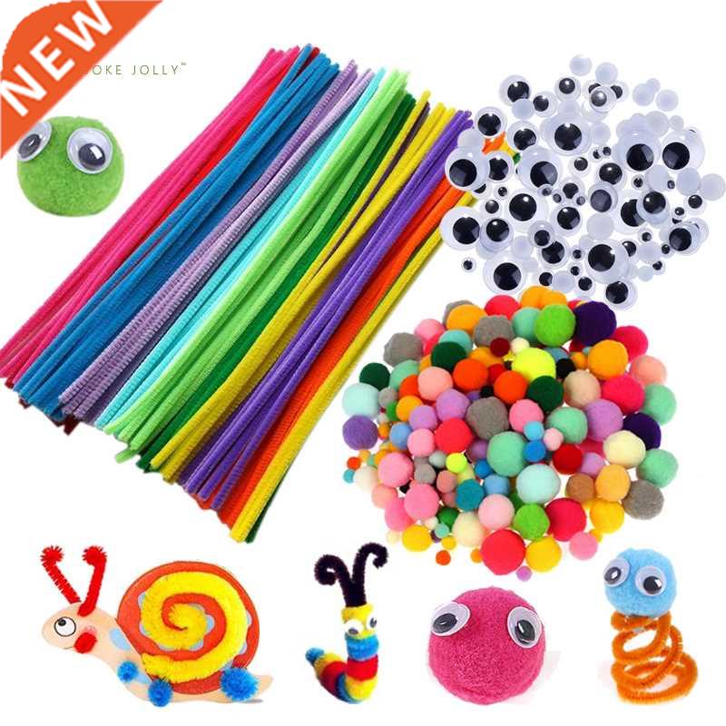 Plush / Pompoms Rainbow Colors Shilly- Educational DIY Han