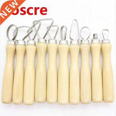 10pcs  Craft Pottery Tools Carving Ceramics Clay Sculptur