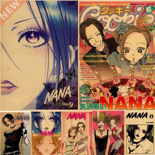 Funny Japanese Anime Nana ki Poster Home Decal Art Painting