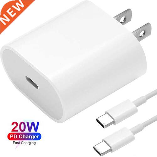 PD 20W USB-C Power Adapter Charger US EU Plug QC4.0 Smart Ph