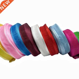 50y 25mm Satin Edge Organza Ribbon for Gift Wrapping Hair