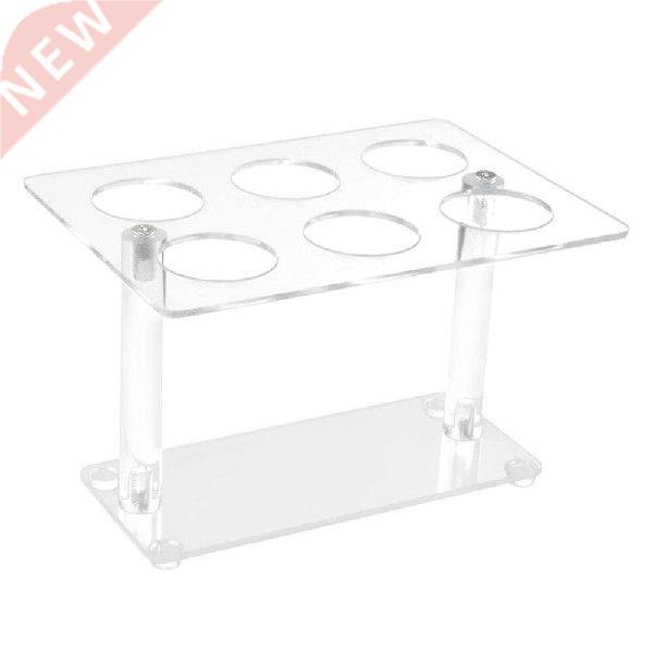 6 Holes Square Acrylic Ice Cream Cone Dessert Holder