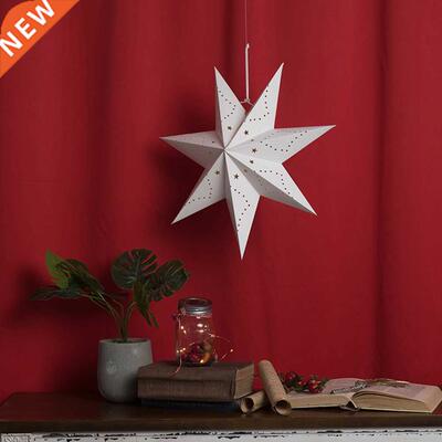Hollow Out Paper Lantern Stars Shaped Lampshade Festival