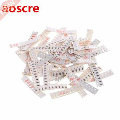 640 Pcs  1206 SMD 64 Values 1ohm~10Mohm Resistors Assortm