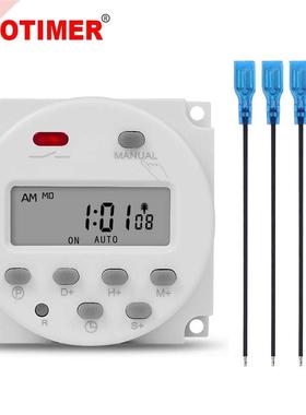 1 Second Interval 5V 12V 24V 110V 220V Digital LCD Timer Swi