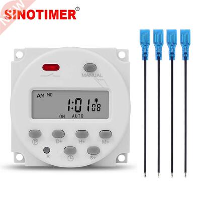 1 Second Interval 5V 12V 24V 110V 220V Digital LCD Timer Swi