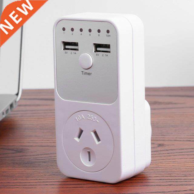 Kitchen Timer Outlet UK FR EU Multi Plug Intelligent Countdo