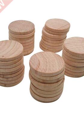 50Pcs Wood Slices Unfinished Round Wood for Arts & Crafts Pr